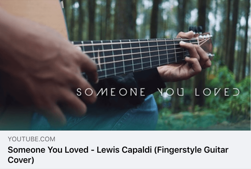Someone You Loved - Lewis Capaldi (Fingerstyle Guitar Cover)